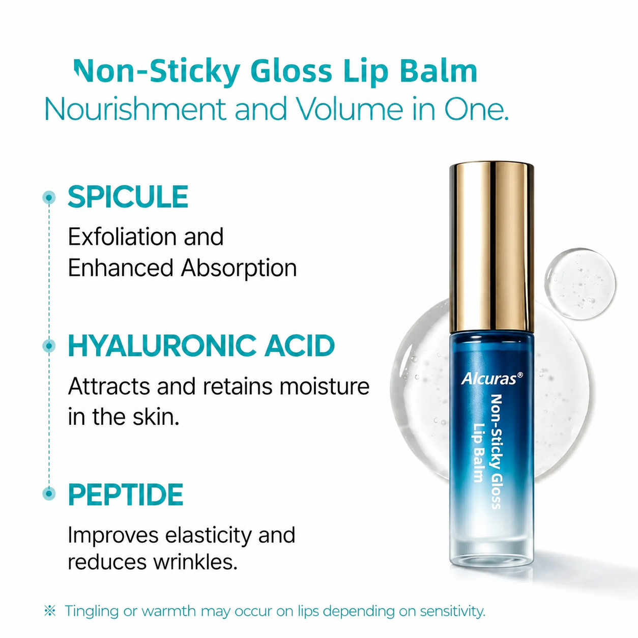 Non-Sticky Gloss Lip Balm | Korean Cosmetics