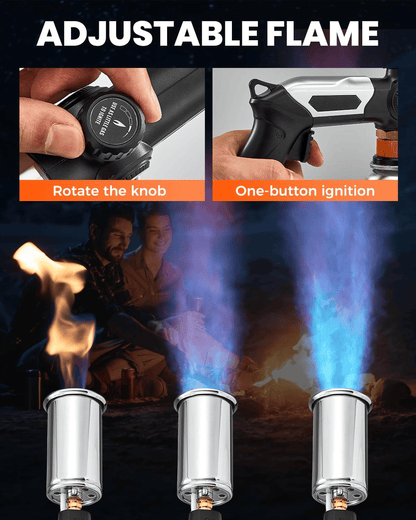 💥New Powerful Propane Torch -2372°F High Temp Flame