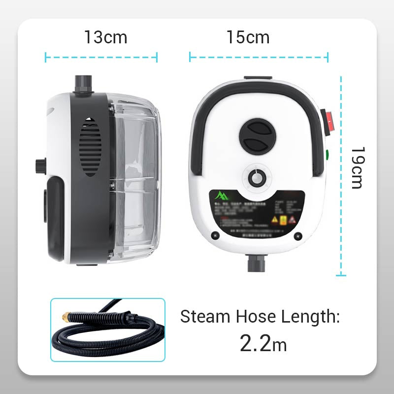 2500W High Temperature Pressure Steam Cleaner for Home Kitchen Portable Handheld Cleaning Machine for Car Auto
