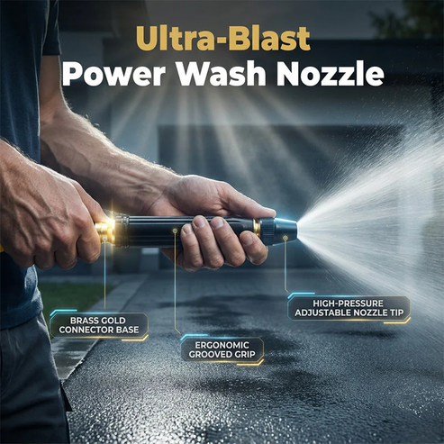 💥Buy 1 Get 1 Free 🚿High Pressure Washer for Car and Garden! 💦🚗 10 times more powerful, 8 spray settings & extremely sturdy metal housing