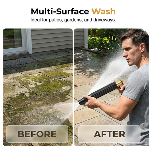 💥Buy 1 Get 1 Free 🚿High Pressure Washer for Car and Garden! 💦🚗 10 times more powerful, 8 spray settings & extremely sturdy metal housing