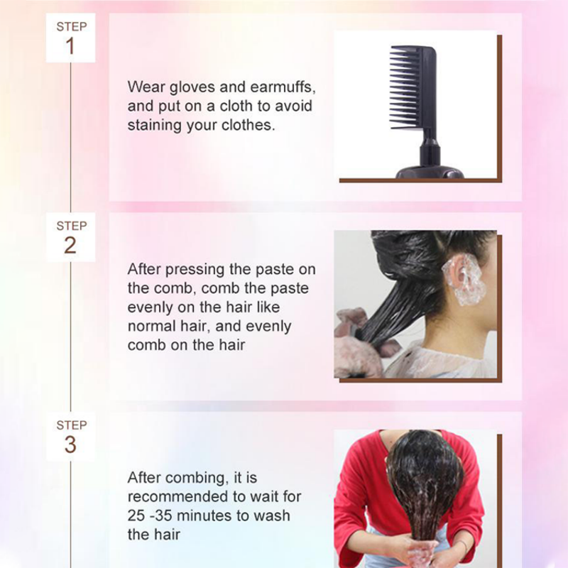 💇‍♀️Super popular items at 50% off🦄3-in-1 Hair Dye Comb🎁