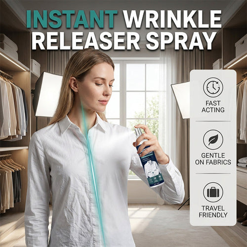 ✨Last Day 49 % OFF✨ Instant wrinkle release – no iron, travel-ready, static-free & fresh.