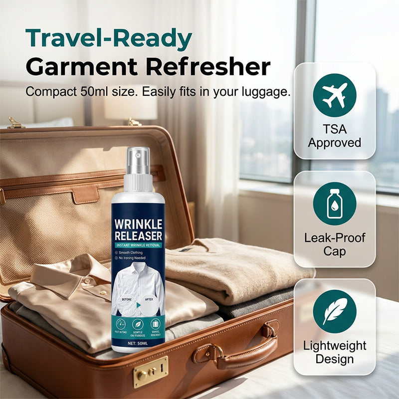 ✨Last Day 49 % OFF✨ Instant wrinkle release – no iron, travel-ready, static-free & fresh.